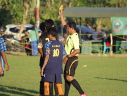 Kedisiplinan Peluit Wasit Di Liga Santri PSSI Piala KASAD 2022 Kab Sampang