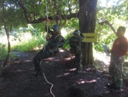Sigap Seperti Rambo, Siswa Dikko Marinir 171 Kodikmar Latihan Jurit Komando di Hutan Baluran