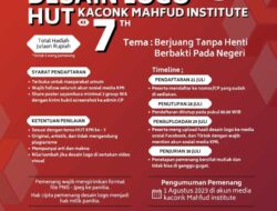 Sambut HUT ke-7 Tahun, KMI Gelar Sayembara Desain Logo