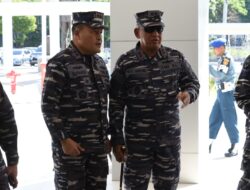 Dampingi Kasal, Wadan Kodiklatal Hadiri Peresmian Lima Fasilitas TNI AL