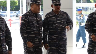 Dampingi Kasal, Wadan Kodiklatal Hadiri Peresmian Lima Fasilitas TNI AL