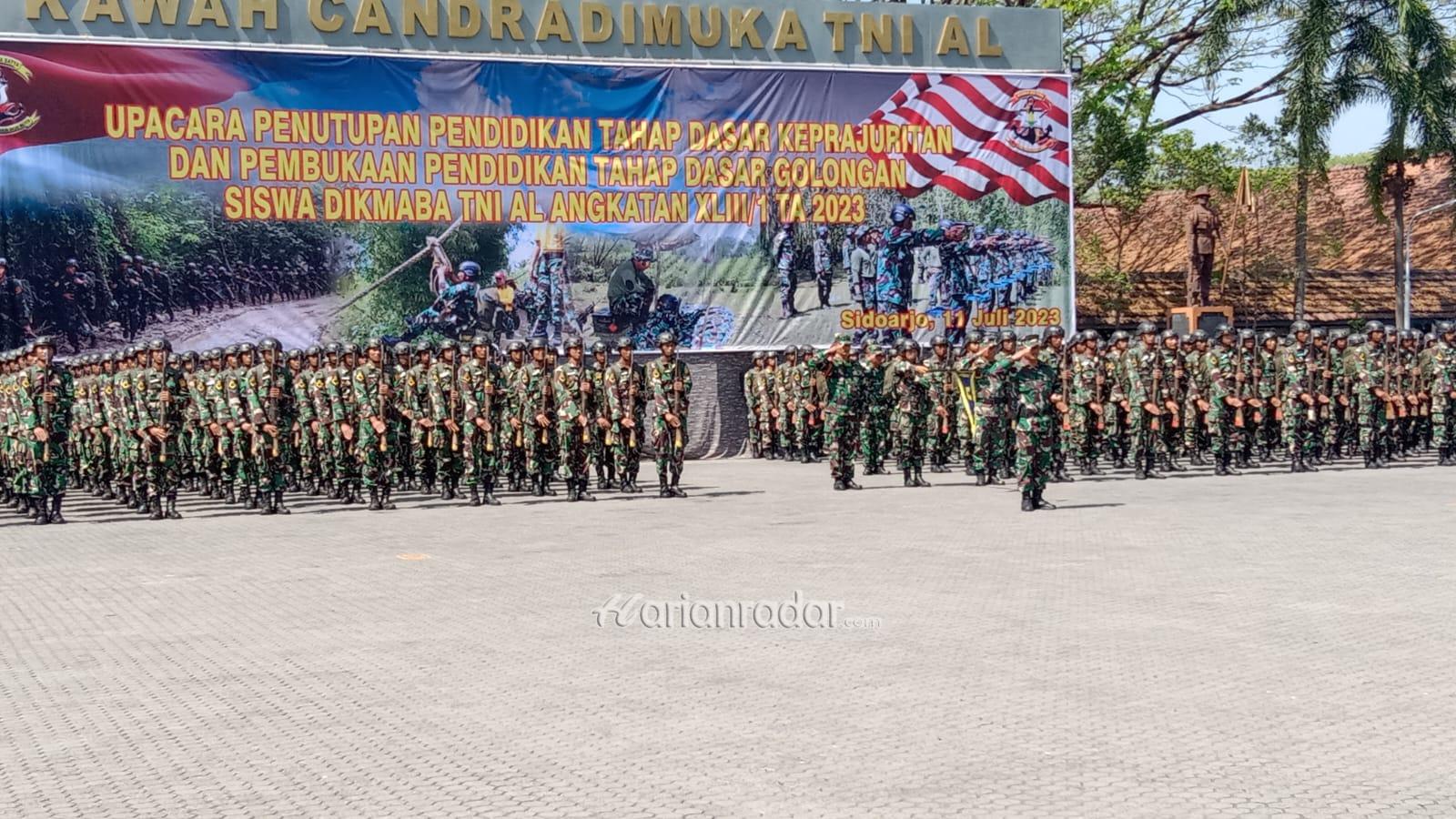 Foto : Lulus Tahap Dasar Prajurit, Siswa Dikmaba TNI AL Angkatan XLIII/1 Lanjut Ke Tahap Dasar Golongan