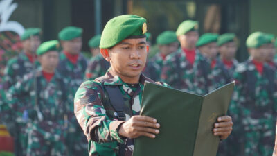 Foto : TNI Sebagai Lembaga Dengan Tingkat Kepercayaan Tertinggi Dengan Nilai Proporsi Mencapai 95,8%