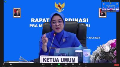 Foto : Ketua Gabungan Jalasenastri Kodiklatal Ikuti Rakor Pra Mupus X Jalasenastri Tahun 2023