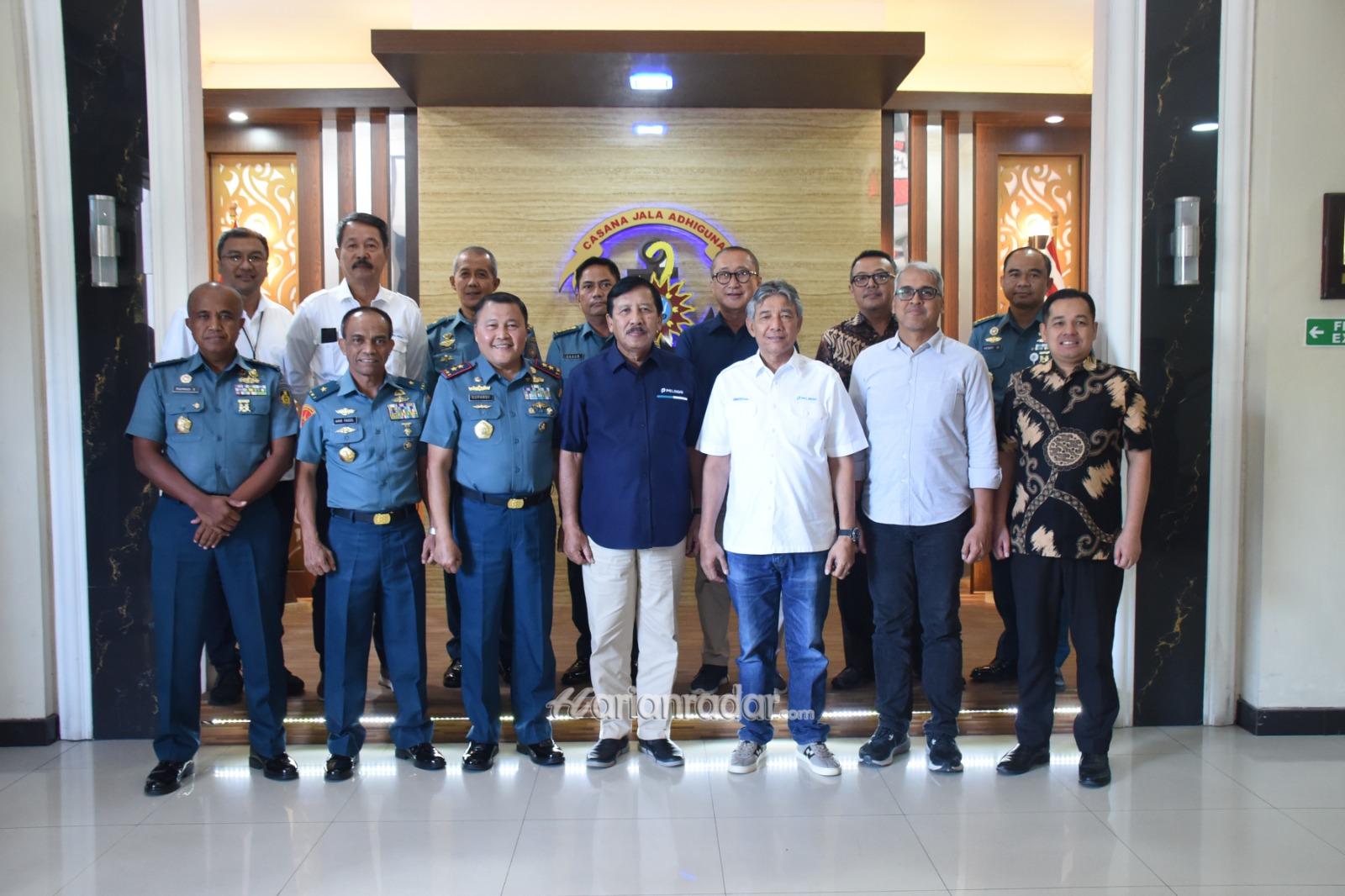 Foto : Wadan Kodiklatal Terima Kunjungan Komisaris Utama PT Pelindo