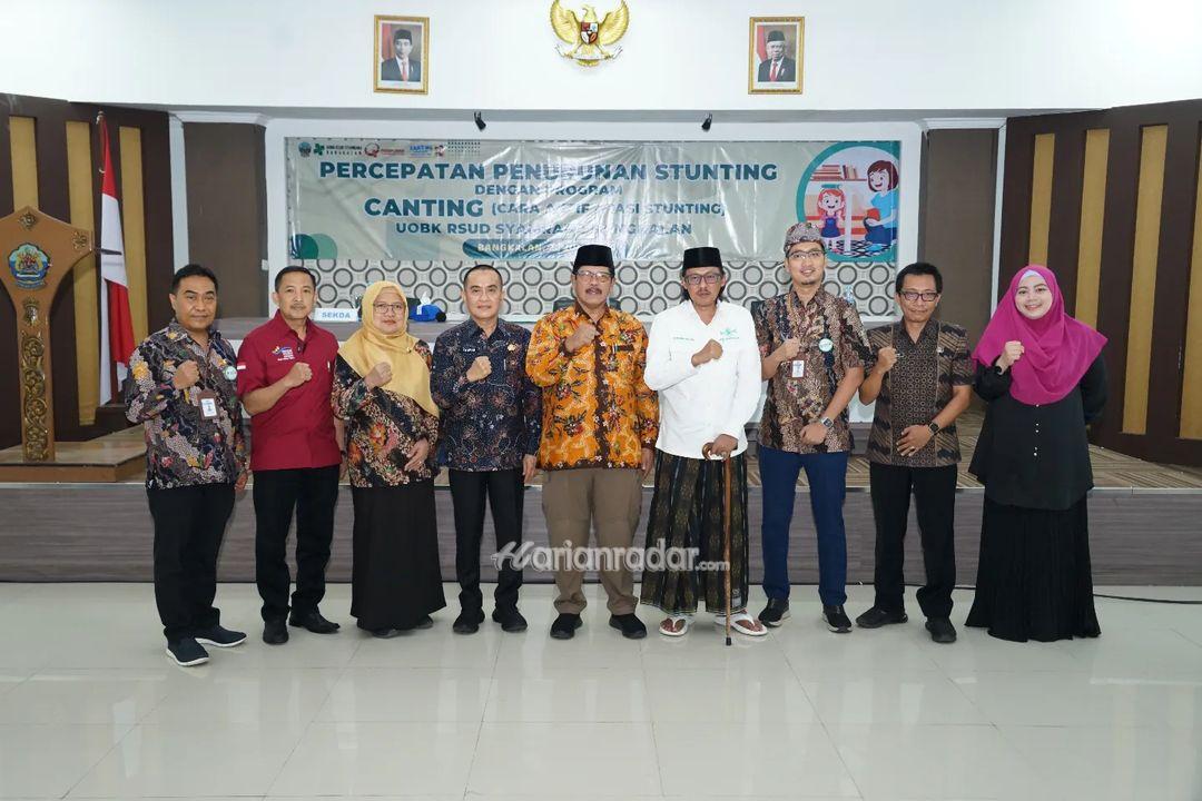Foto : Luncurkan Program Canting, Ini Cara Pemkab Bangkalan Deteksi Kasus Stunting