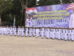 Resmi Dilantik Dankodiklatal, 250 Siswa Satdik-1 Tanjung Uban Siap Mengabdi Sebagai Prajurit Jalasena Yang Tangguh