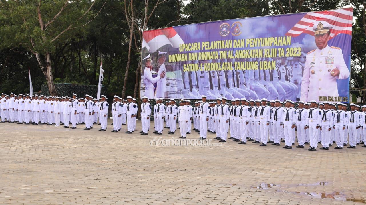 Foto : Resmi Dilantik Dankodiklatal, 250 Siswa Satdik-1 Tanjung Uban Siap Mengabdi Sebagai Prajurit Jalasena Yang Tangguh