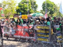 950 Personel Gabungan Diterjunkan, Polrestabes Surabaya Pengamanan Demo Ojol
