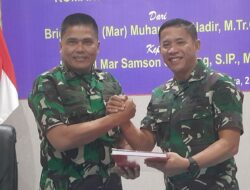Memorandum Komandan Kodikmar dg penjabat baru Kolonel Marinir Samson Sitohang, S.IP., M.M., dilanjutkan Tour Facility Di Kodikmar