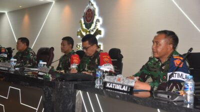 Foto : Dankodiklatal Hadiri Tahap TFG Manuver Lapangan Latihan Gabungan TNI 2023
