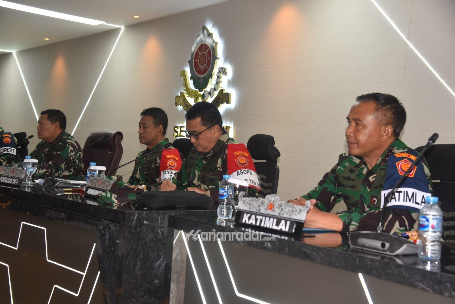 Foto : Dankodiklatal Hadiri Tahap TFG Manuver Lapangan Latihan Gabungan TNI 2023