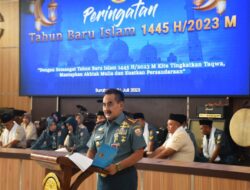 Pertebal Keimanan dan Ketaqwaan, Lantamal V Gelar Peringatan Tahun Baru Islam 1 Muharram 1445 H/2023 M