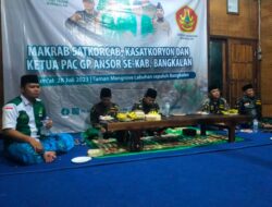 Banser Bangkalan Gelar Makrab Untuk Calon Pengurus, Satkorcab: Kita Harus Kompak Dan Bangun Dedikasi