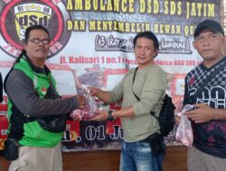 Aniversary ke-2 Relawan Dikmaba Sembilan Delapan dan Sembilan Delapan Sepolwan Berbagi 400 Daging Kurban