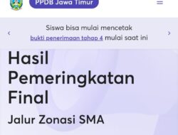 Jarak Terdekat dan Terjauh, Penerimaan Siswa PPDB Jatim 2023 Jalur Zonasi SMA Negeri Surabaya