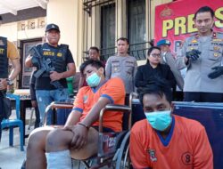 Dua Bandit Curanmor 11 TKP Surabaya Didor Polsek Simokerto