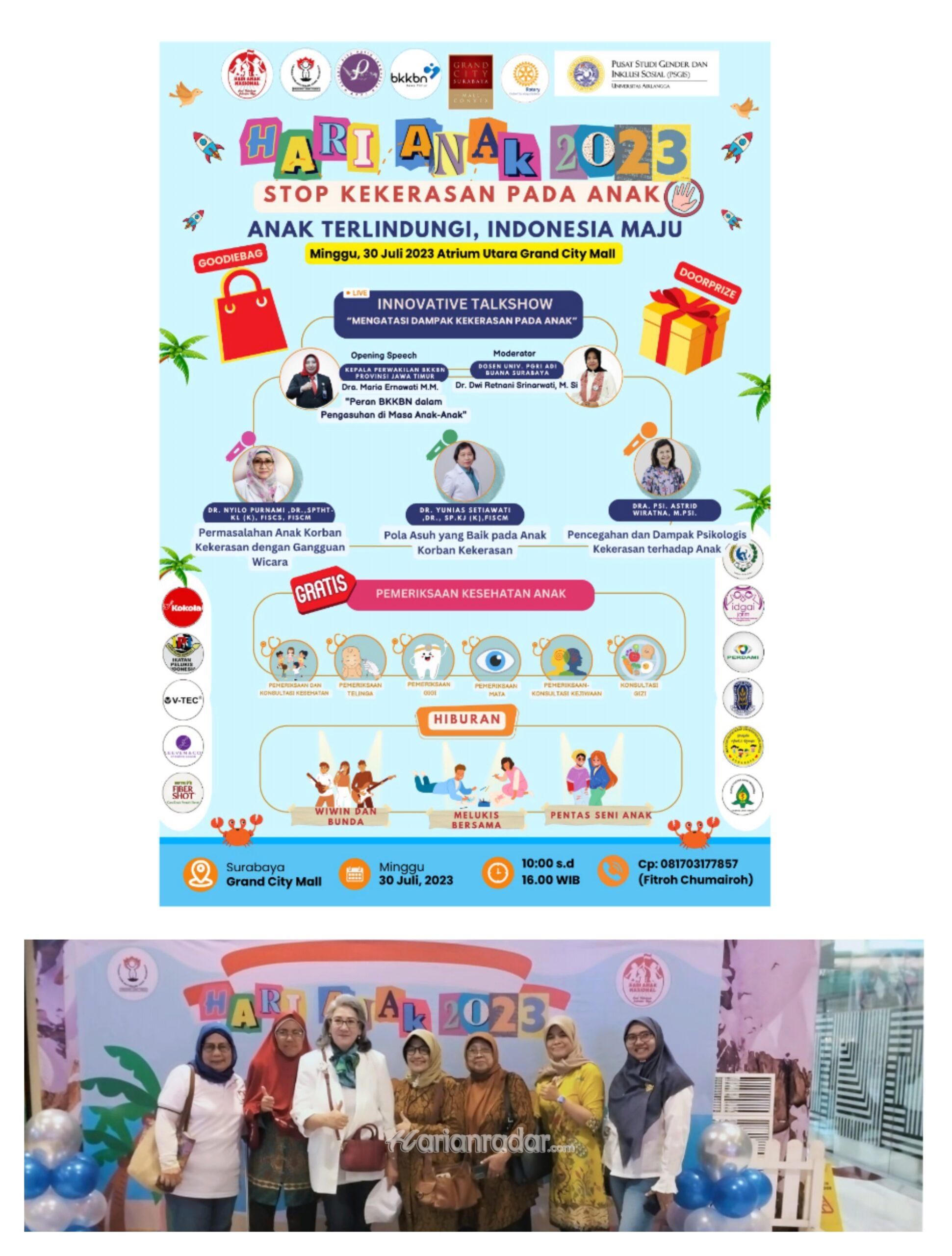 Foto : Hari Anak Nasional 2023 lomba melukis bersama, pentas seni anak