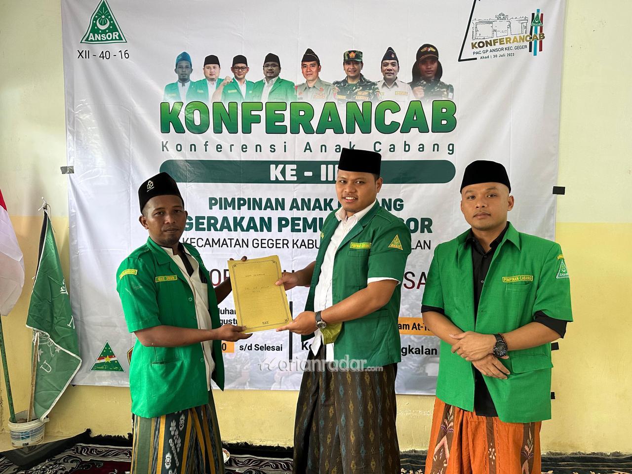 Foto : Guzdrun Kembali Dipercayai Pimpin GP Ansor Kecamatan Geger, Begini Garapan Kedepannya!