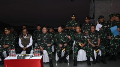 Foto : Dankodiklatal Tinjau Puncak Latihan Gabungan TNI 2023