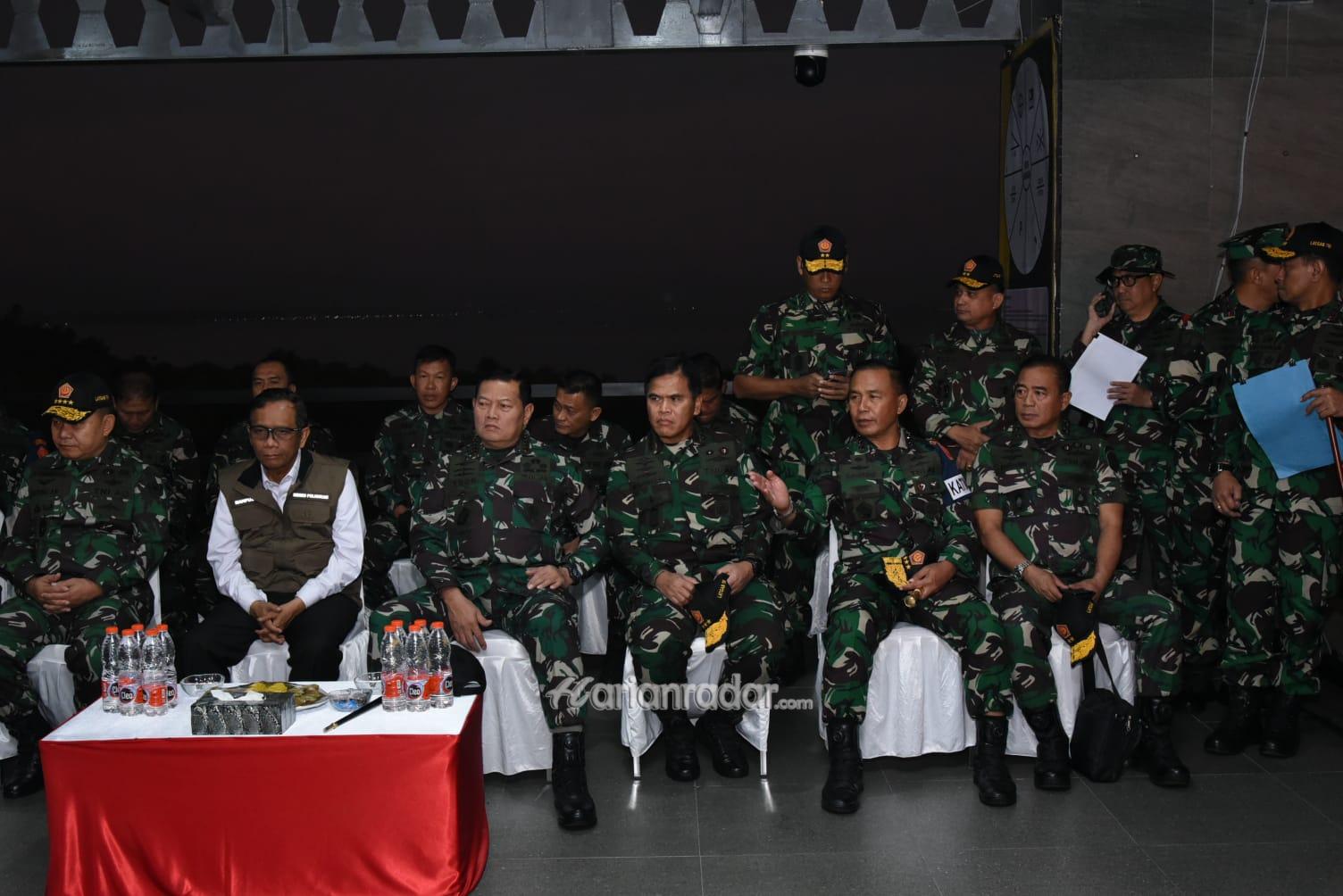 Foto : Dankodiklatal Tinjau Puncak Latihan Gabungan TNI 2023