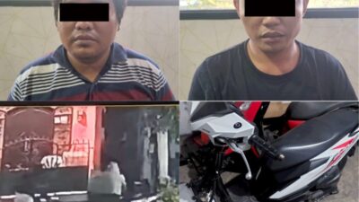 Dua pelaku spesialis pencurian kendaraan bermotor (curanmor) yang beraksi di 11 Tempat Kejadian Perkara (TKP) Kota Surabaya diringkus anggota Jatanras Satreskrim Polres Pelabuhan Tanjung Perak Surabaya.
