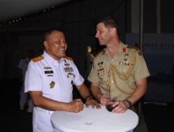 Hadiri Cocktail Party Di HMAS Anzac, Wadan Kodiklatal Harap Hubungan TNI AL Dan RAN Semakin Meningkat