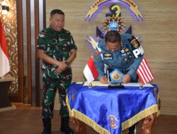 Wadan Kodiklatal Terima Kunjungan Perdana Laksda TNI Samista