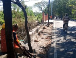 Proyek Siluman Gentayangan di Jalan Raya Taman Surabaya, Dinas Terkait Tutup Mata