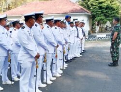 Jelang HUT RI, Danlanal Batuporon Inspeksi Kelengkapan PDU I