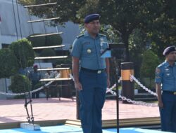 Kadisang Lantamal V, Pimpin Upacara Penaikan Bendera