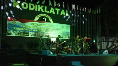 Foto : Malam Pengantar Tugas Siswa Dikmaba TNI AL Angkatan XLII/2 TA 2023 Kodikopsla dan Kodikdukum Kodiklatal
