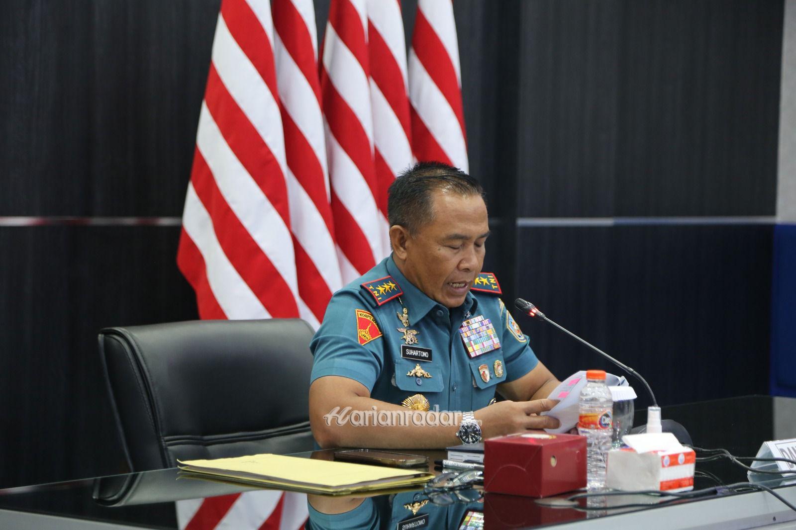 Foto : Dankodiklatal Pimpin Uji Naskah II Doktrin Pengawasan Intern TNI AL