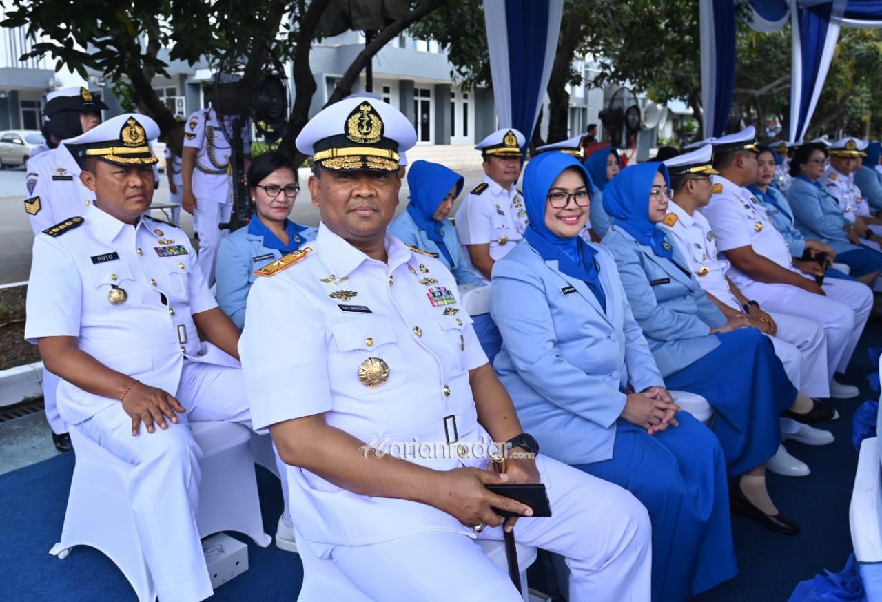 Foto : Danlantamal V Bersama Ketua Korcab V DJA II Ikuti Serah Terima Lima Jabatan Strategis di Lingkungan Koarmada RI