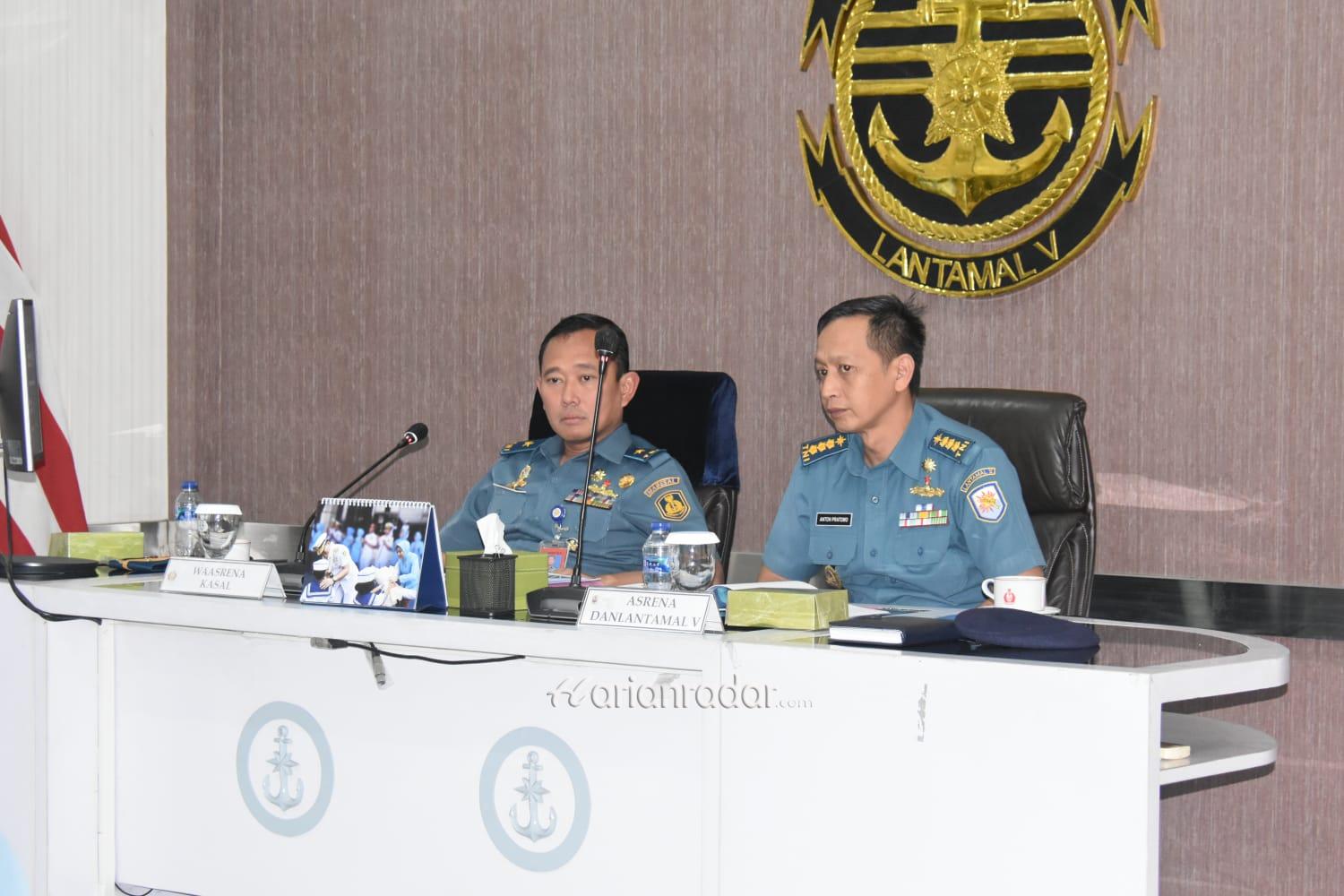 Foto : Lantamal V Terima Tim Uji Petik Program Kerja dan Anggaran TNI AL TA 2023