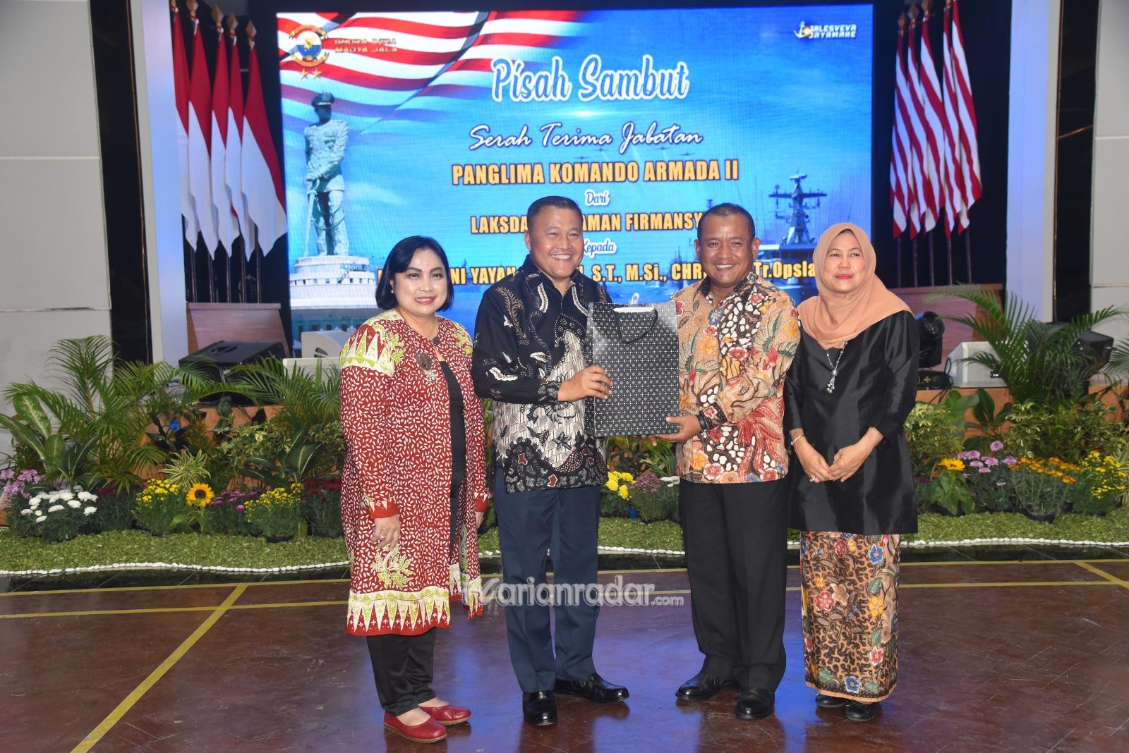 Foto : Wadan Kodiklatal Hadiri Pisah Sambut Pangkoarmada II