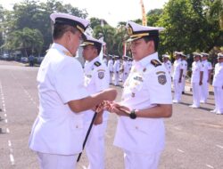 Resmi Sertijab, Jabatan Danpusdiktek Kodiklatal Kini Dijabat Kolonel Laut (T) Ivan Syafari
