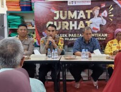 Jumat Curhat, Kapolsek Pabean Cantikan Dengan Aspirasi Warga Indrapura.