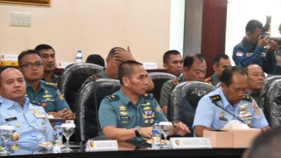 Foto : Dirum Kodiklatal Hadiri Entry Meeting Satgas Penatausahaan Pemanfaatan BMN Kemhan dan TNI Tahap IV