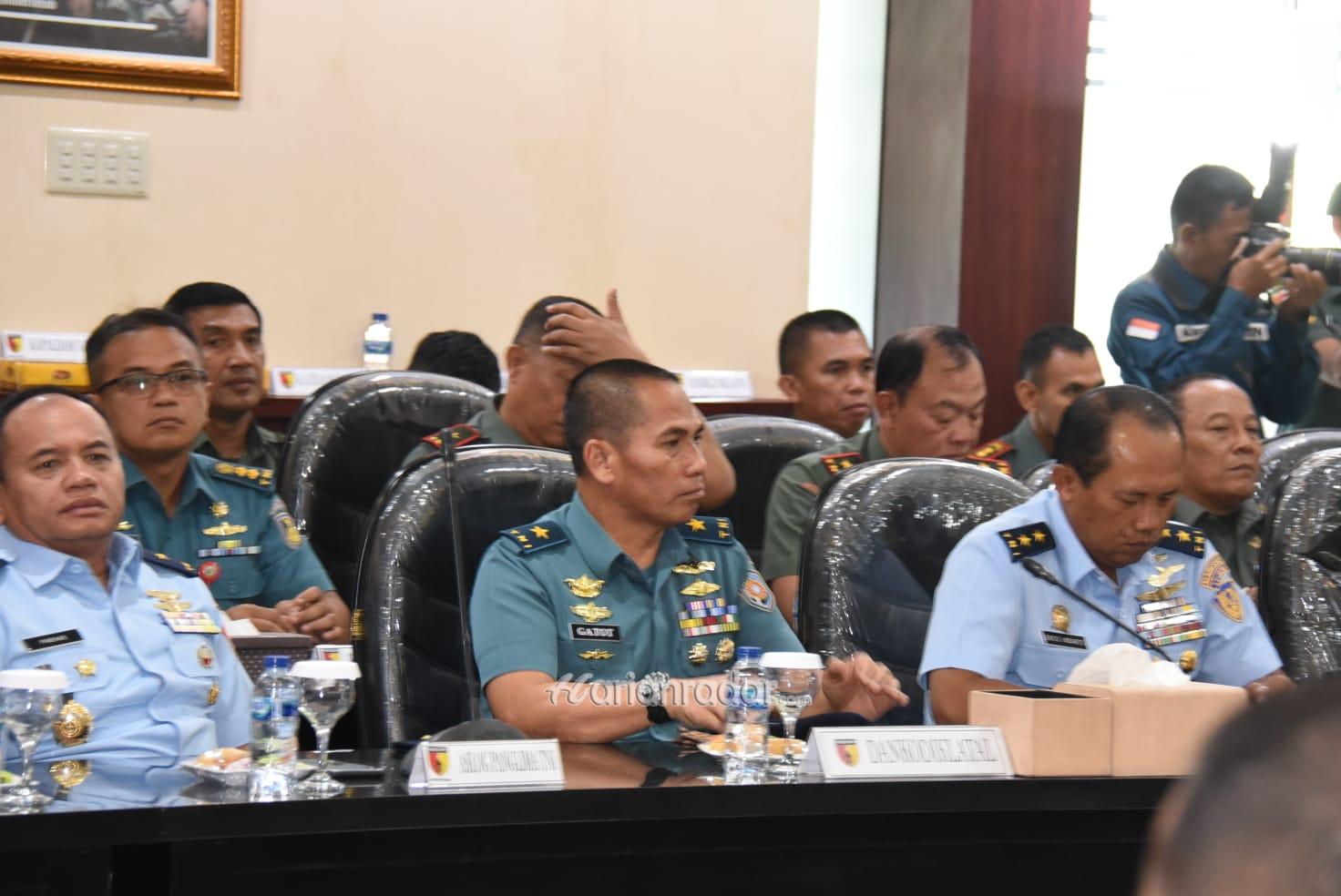 Foto : Dirum Kodiklatal Hadiri Entry Meeting Satgas Penatausahaan Pemanfaatan BMN Kemhan dan TNI Tahap IV