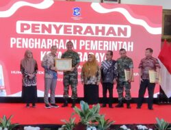 Dandim 0830/Surabaya Utara Terima Penghargaan Dari Walikota