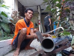 Pria Ini Diciduk Polisi karena Curi Tiang PJU yang Membuat Taman PUPR Gelap