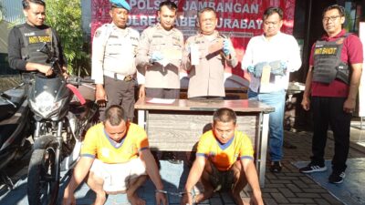 Hasil Curanmor 2 Residivis di Surabaya untuk Beli Sabu, Main Judi Slot, dan Beli Miras
