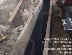 Material U-dith Pecah Tetap Terpasang, Pembangunan Drainase di Dupak Jaya II Surabaya Perlu di Pertanyakan!