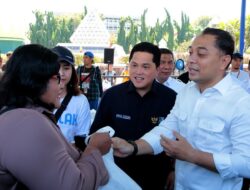 Wali Kota Surabaya Menyambut Baik Pelaksanaan Pasar Murah yang Digelar oleh Kementerian Badan Usaha Milik Negara (BUMN)