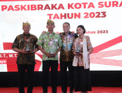 98 Anggota Paskibraka Kota Surabaya Tahun 2023, Sukses Mengibarkan Bendera Merah Putih