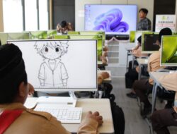 Siswa MI Darul Hikam Sidoarjo Manfaatkan Gratis Belajar Komputer Digital BPSDMP Surabaya