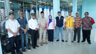 Pj. Bupati Bangkalan, Dr. Arief M. Edie, M.Si., bersama Kepala Dinas PUPR Bangkalan dan sejumlah Organisasi Perangkat Daerah (OPD)