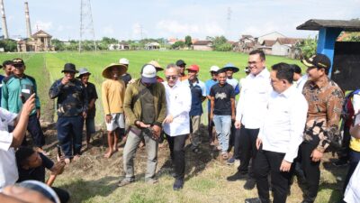 Menko Bidang Pangan RI Tampung Keluh Kesah dan Semangati Petani Sidoarjo