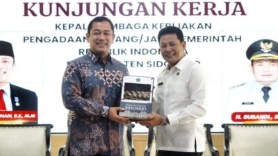 Plt. Bupati Subandi Sambut Baik Kunjungan Kepala LKPP Barang/Jasa Pemerintah di Kabupaten Sidoarjo